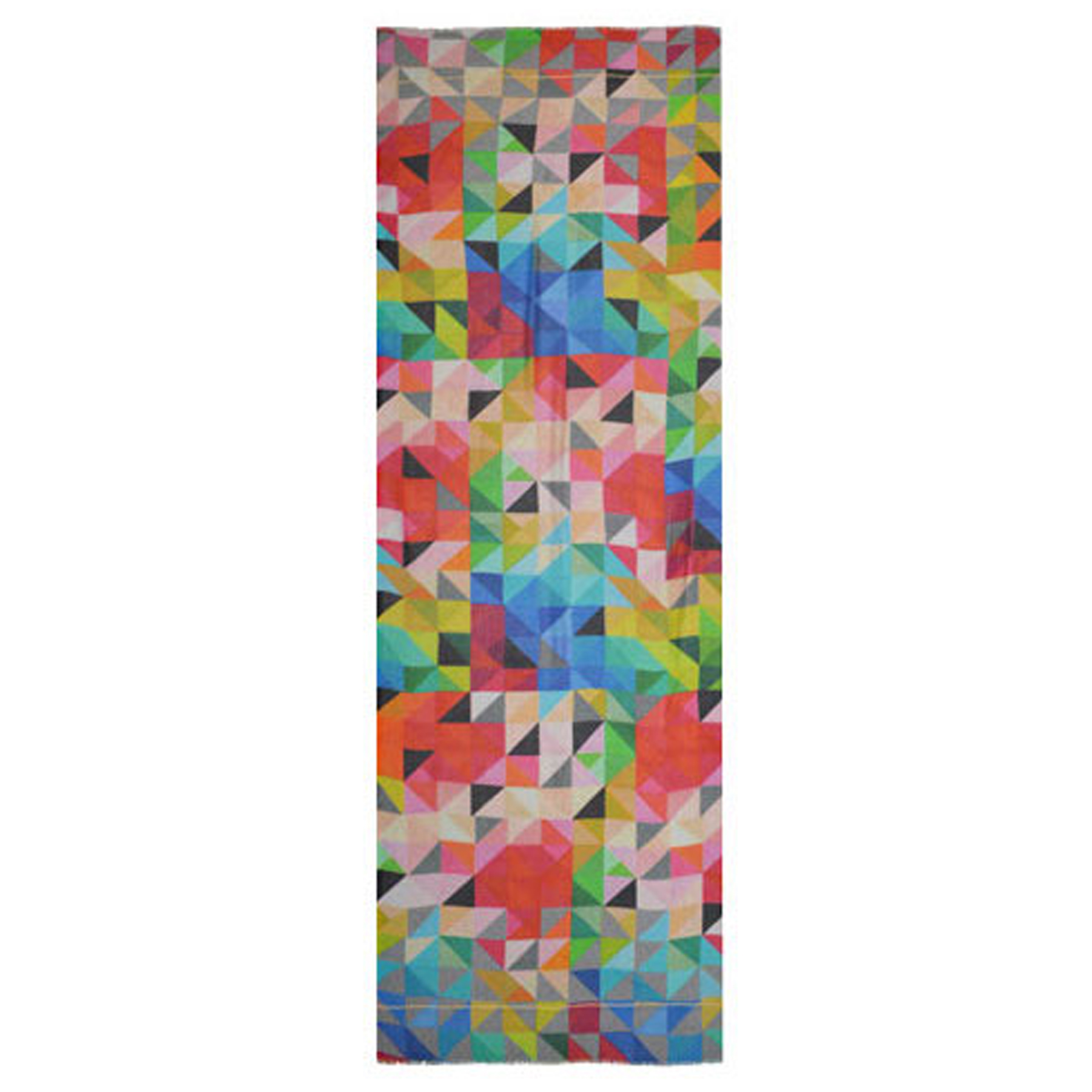 Matrix colorful geo scarf