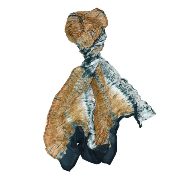 Sivek Shibori Silk Scarf - Image 8