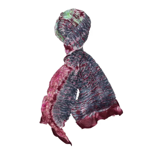 Sivek Shibori Silk Scarf - Image 6