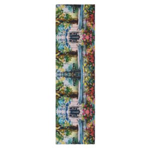 Palazzo floral courtyard scarf