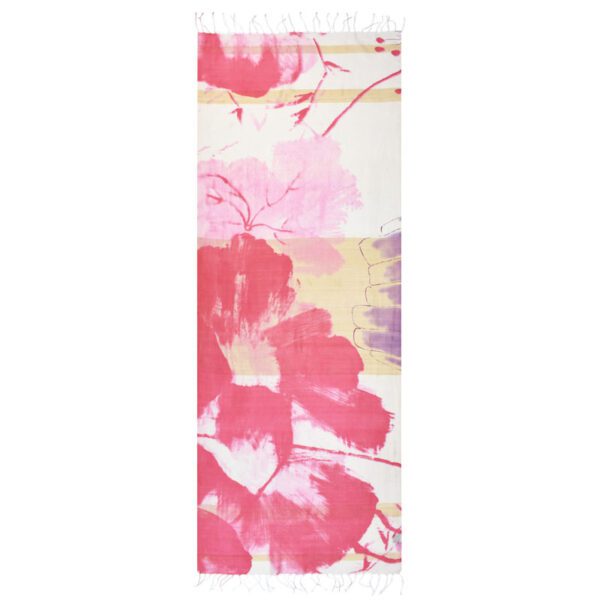 Kintaro modern floral scarf