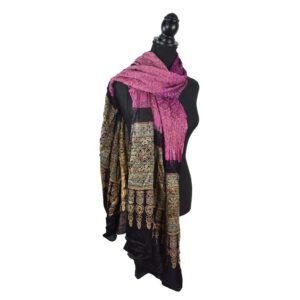 Faiz colorful Bandhani shawl
