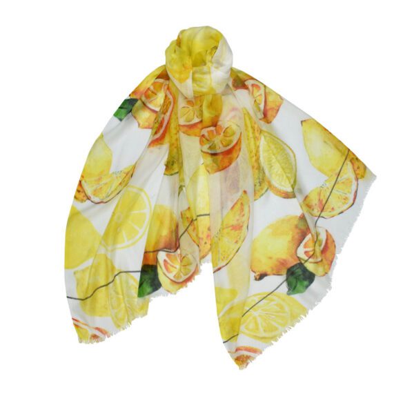 Citron Summer Lemon Scarf - Image 5