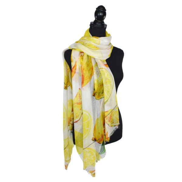 Citron Summer Lemon Scarf - Image 4