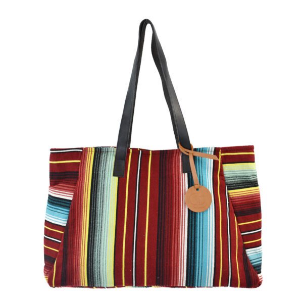 Yaya striped tote bag