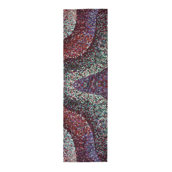 Mosaic silk scarf