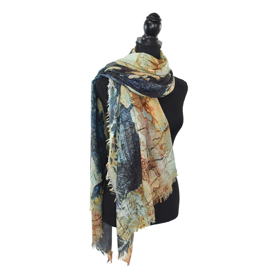 Continental Map Scarf- Fall/Winter Collection '22