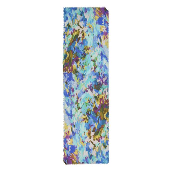 Kyrie Colorful Brushstroke Scarf - Image 5