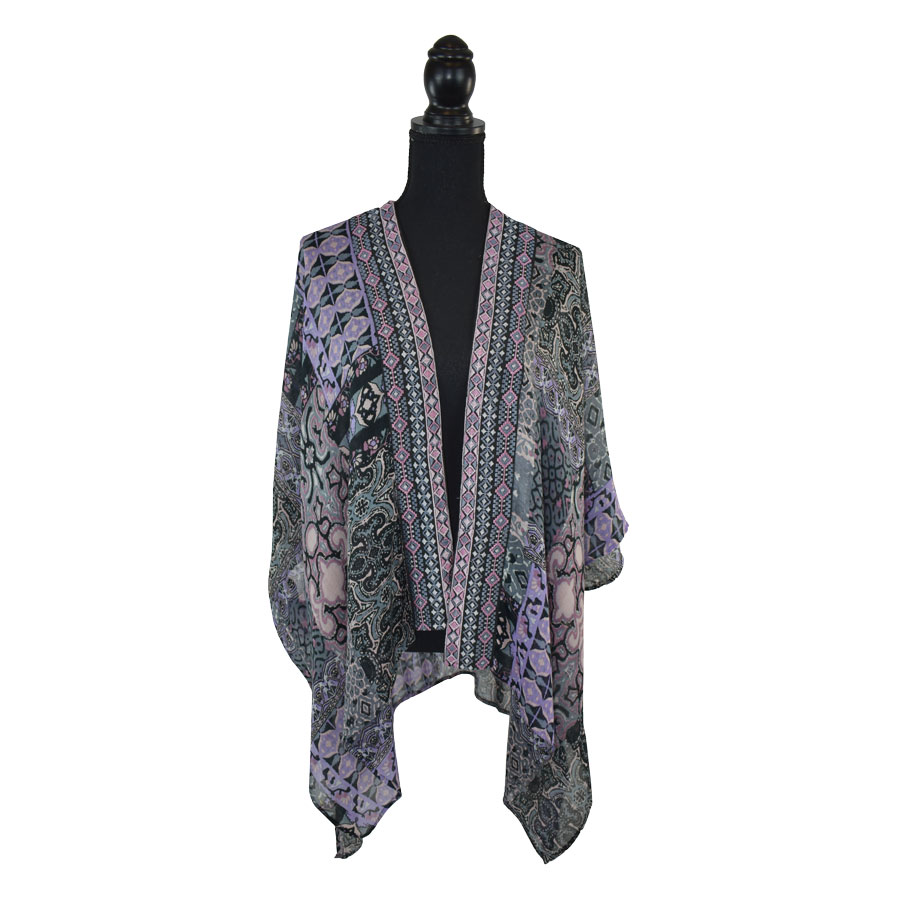 Dasha Geo Print Kimono - Dupatta Designs - SS24