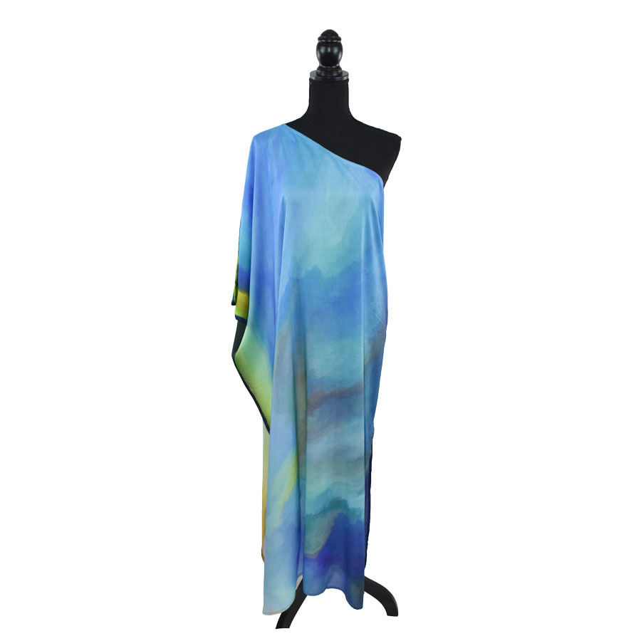 Stella Colorful One-Shoulder Dress - Dupatta Designs - SS23