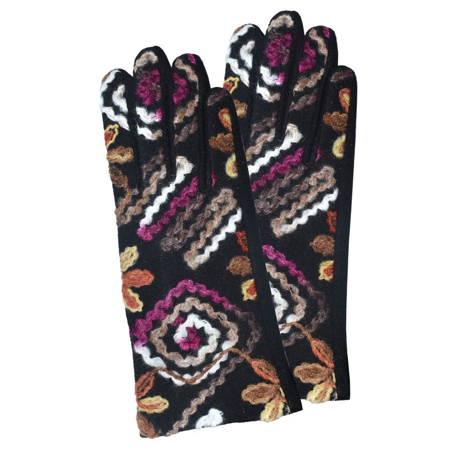 Durham Yarn Embroidered Gloves - Fall/Winter Collection '22