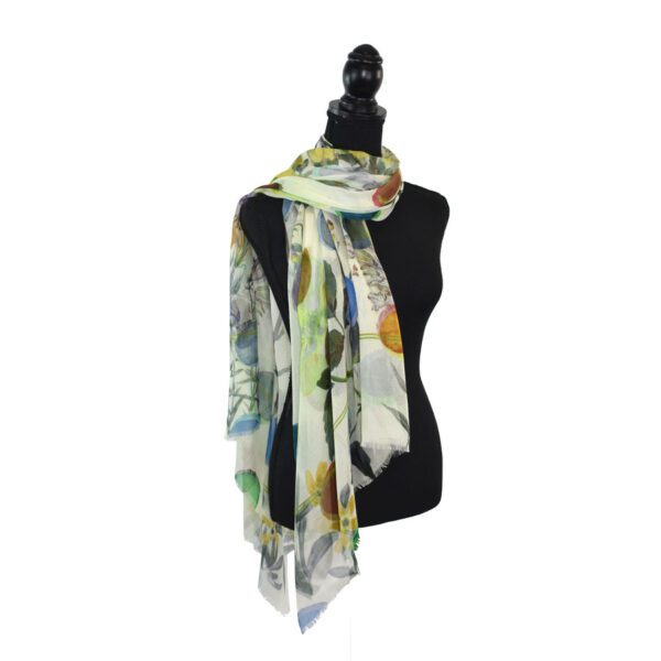 Dulcie Whimsical Garden Scarf - Image 3