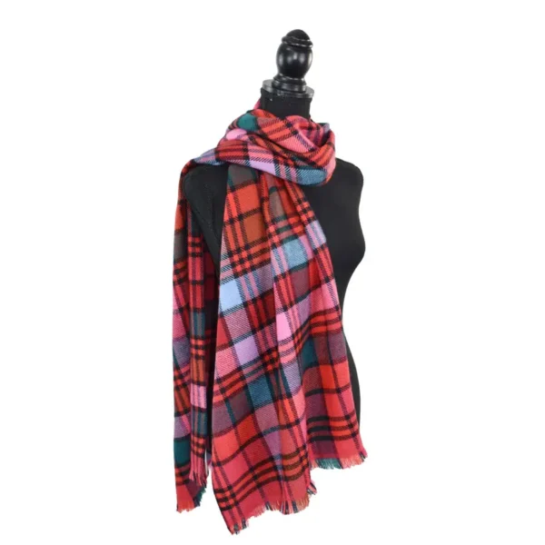 Oakleigh Narrow Plaid Scarf - Image 13