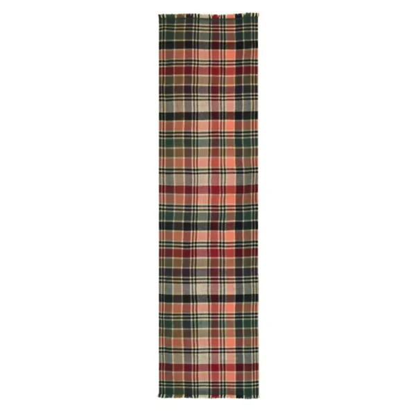 Oakleigh Narrow Plaid Scarf - Image 2