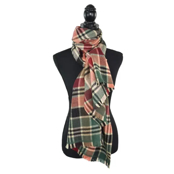 Oakleigh Narrow Plaid Scarf - Image 3