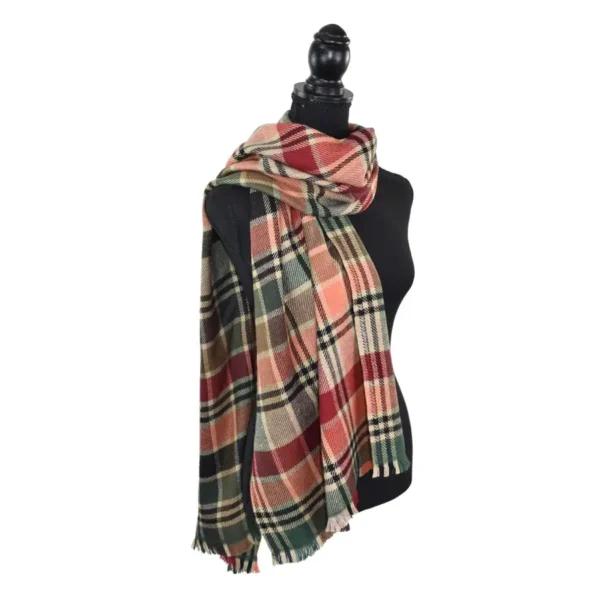 Oakleigh Narrow Plaid Scarf - Image 4