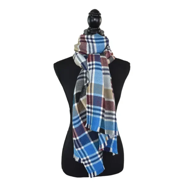 Oakleigh Narrow Plaid Scarf - Image 8