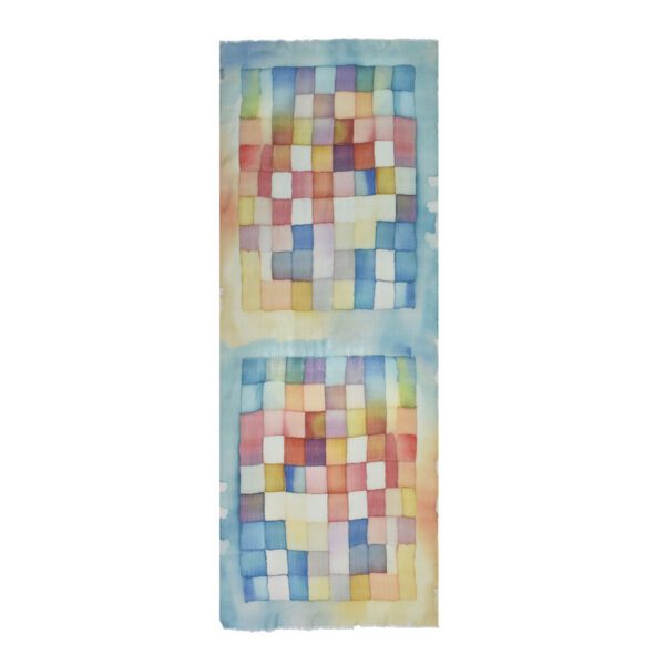 Caraway Pastel Colorblock Scarf - Image 2