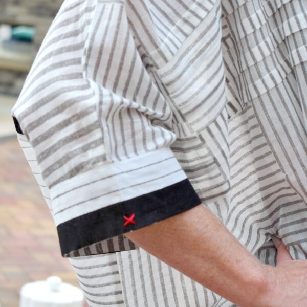 Desota Boxy Striped Cotton Shirt - Image 4