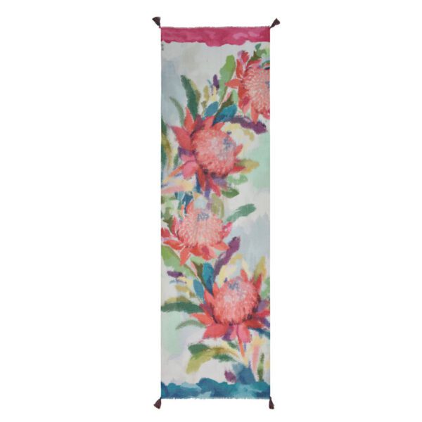 Fernhill Narrow Painterly Floral Scarf - Image 2