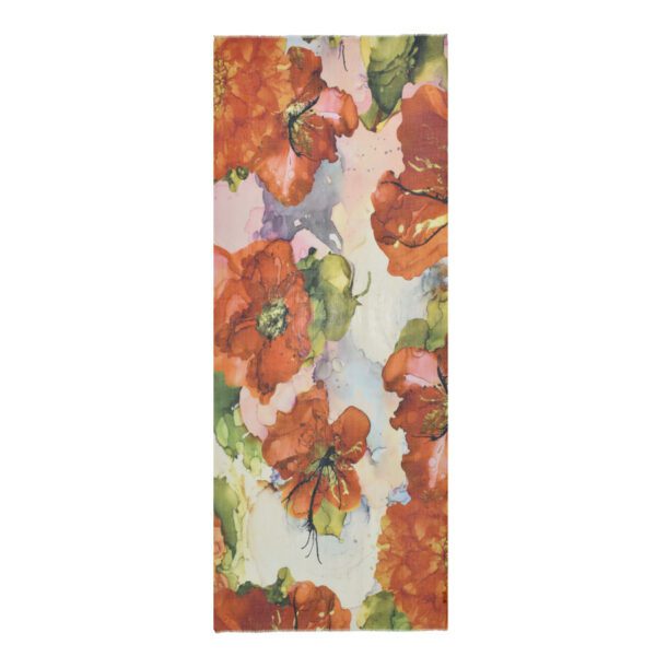 Gigi Large Watercolor Floral Scarf