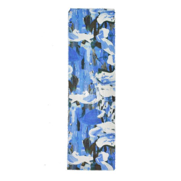 Nash Painterly Abstract Cotton Scarf - Image 2