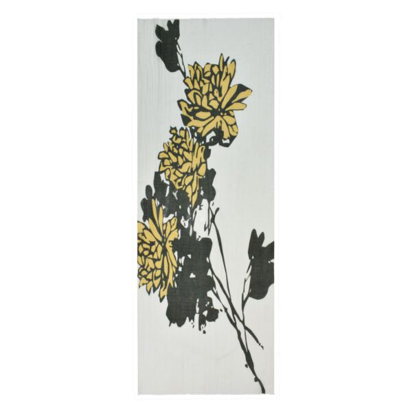 Paulina Floral Cotton/Silk Scarf - Image 3