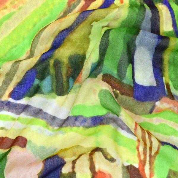 Pedro Painterly Landscape Scarf - Image 2