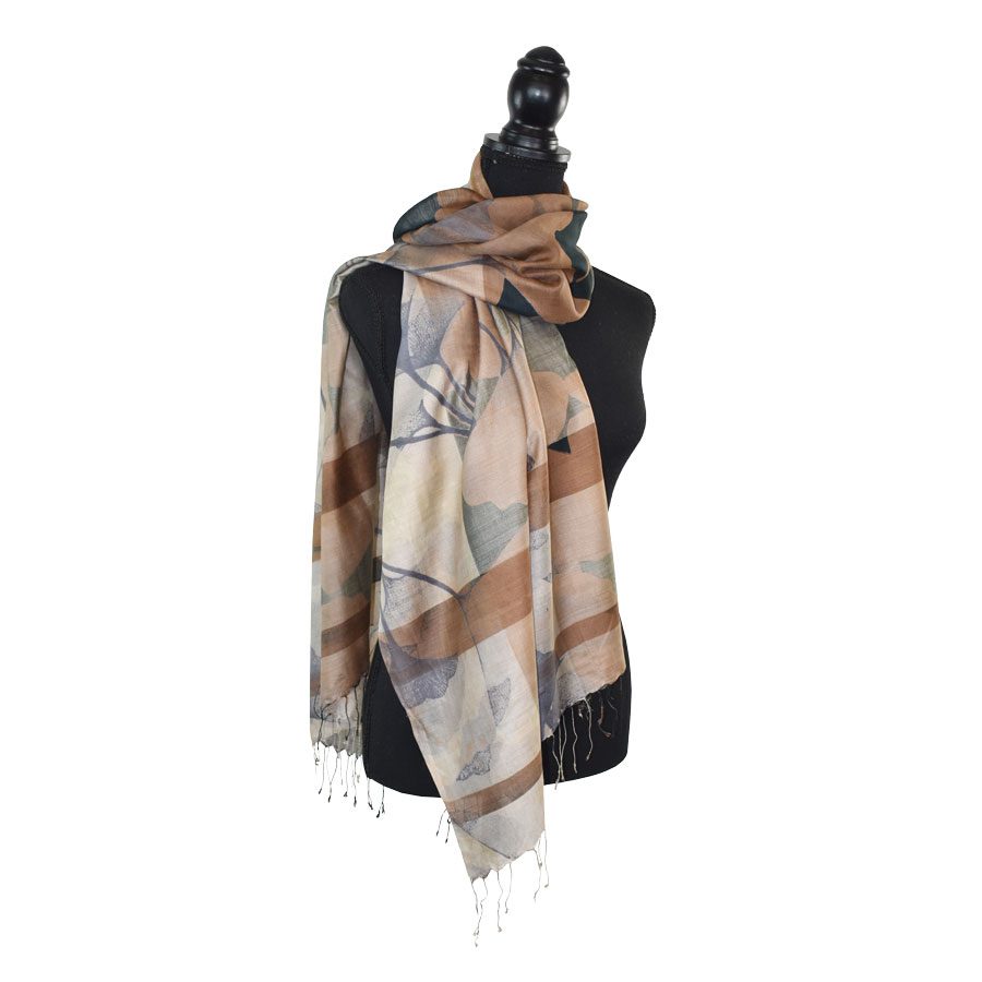 Alaia Handwoven Silk Scarf - Image 6
