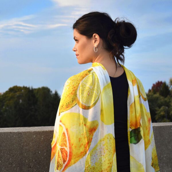 Citron Summer Lemon Scarf - Image 2