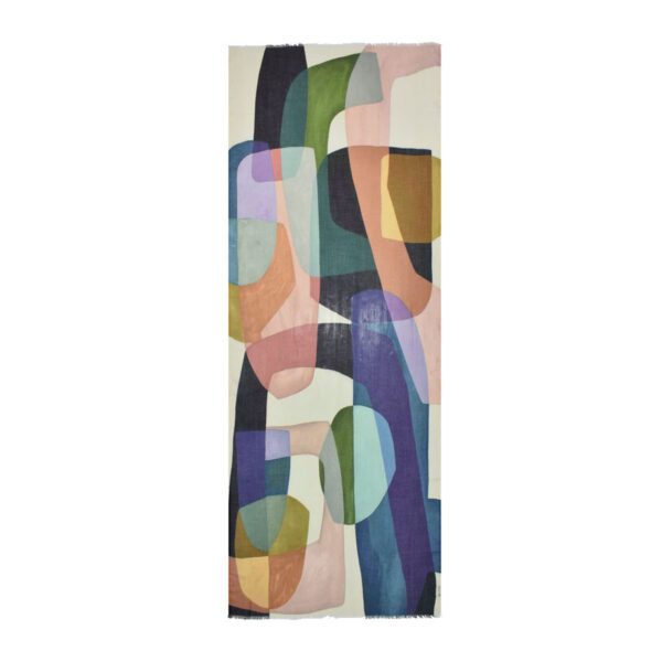 Gideon Layers Geo Print Scarf - Image 4