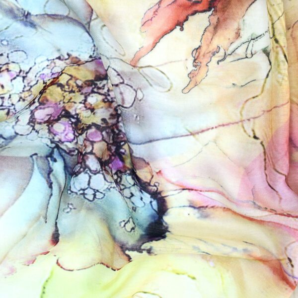 Gorgie Delicate Watercolor Floral Scarf