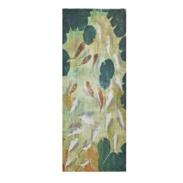 Kanoko Koi Print Scarf - Image 4