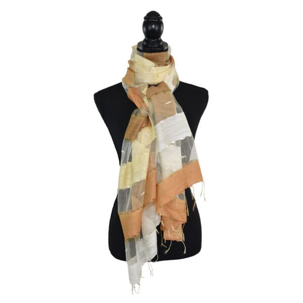 Kanye Semi-Sheer Striped Scarf - Image 8