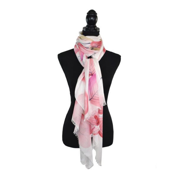 Khai Floral Print Scarf - Image 5