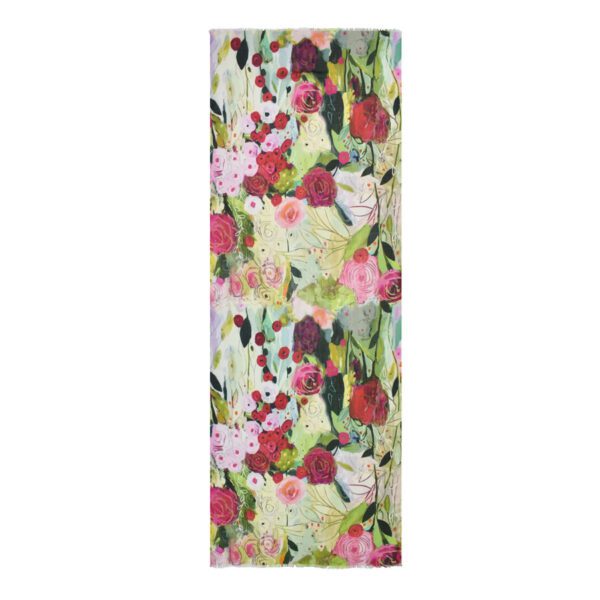 Laguna Artful Floral Print Scarf - Image 4