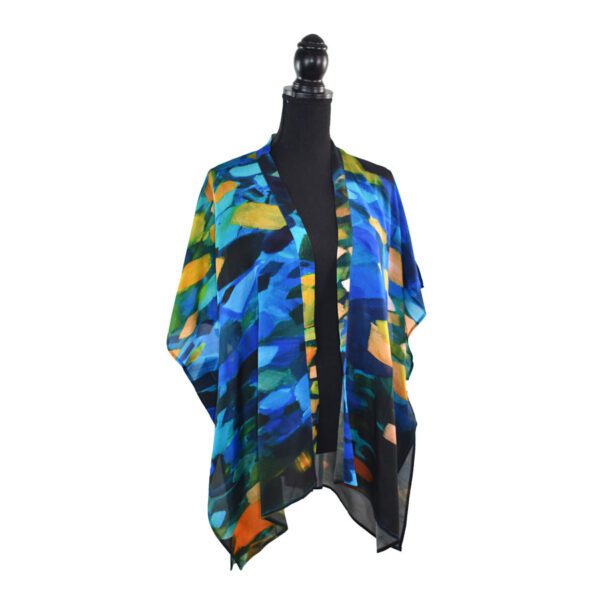 Oregon Painterly Brushstroke Kimono - Image 2