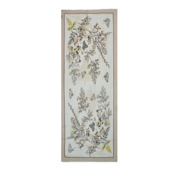 Glasswing Floral Butterfly Scarf - Image 3