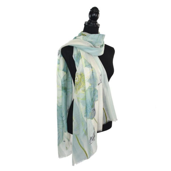 Kokoro Lightweight Wool Shawl Scarf - Image 2