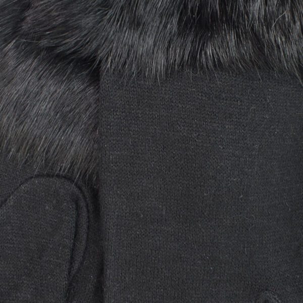 Lucetta Fur Cuff Plaid Gloves - Image 11