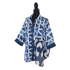 Senna Boxy Striped Cotton Shirt